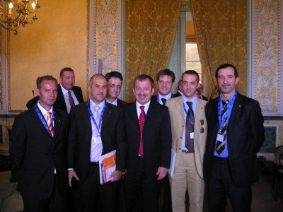 Foto di gruppo con le rappresentanze di Sondrio, Padova, Varese e Ferrara