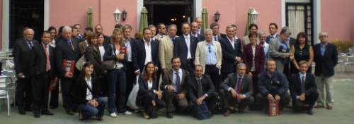foto di gruppo della delegazione a Granollers